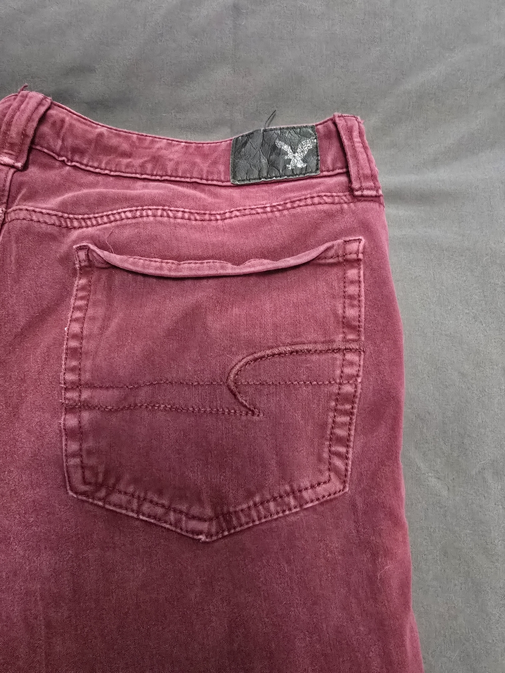 American Eagle Outfitters High-Rise Jeans in Wine